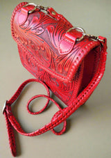 Grecia tooled leather purse