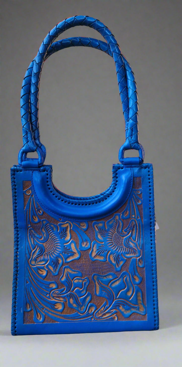 Rosa tooled leather purse