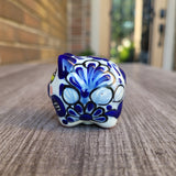 Blue Talavera piggy