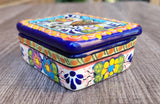 Colibrí  Talavera jewelry box