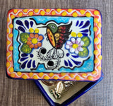 Colibrí  Talavera jewelry box