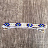 Blue ojitos miyuki bracelet