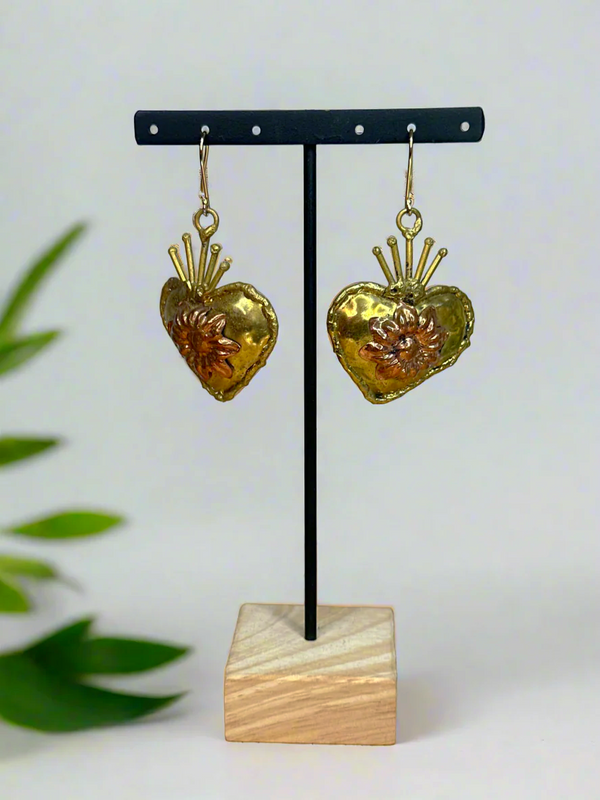 Sagrado corazón maxi earrings