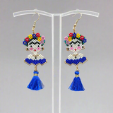 Frida tassel miyuki earrings