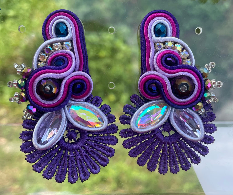 Soutache earrings