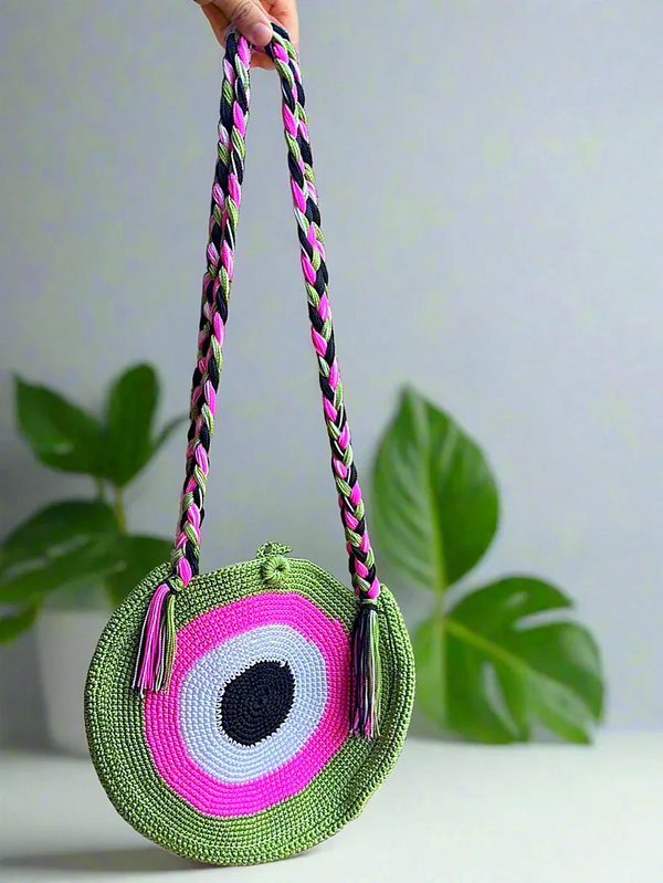 Boho/eye  purse