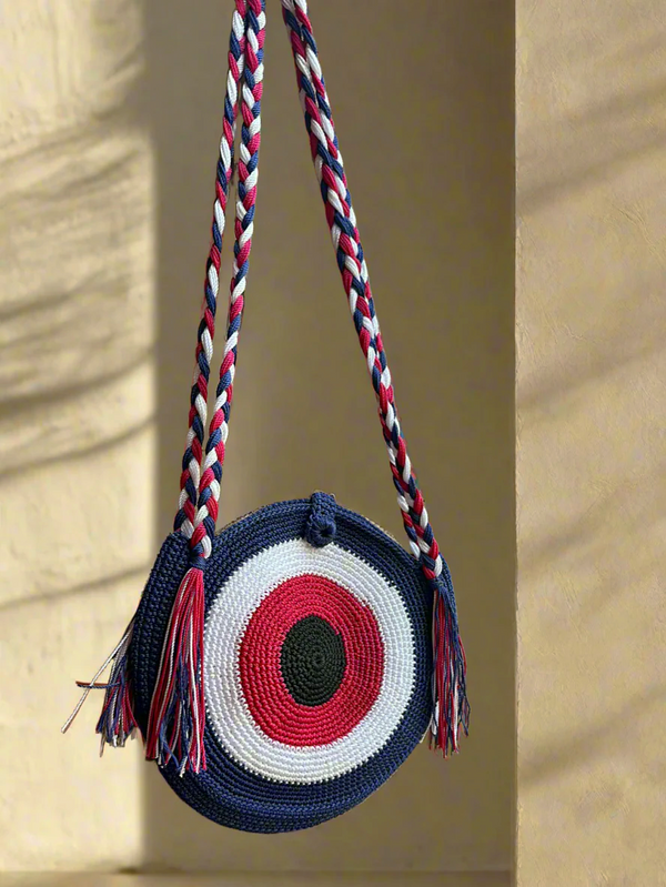 Boho/eye  purse