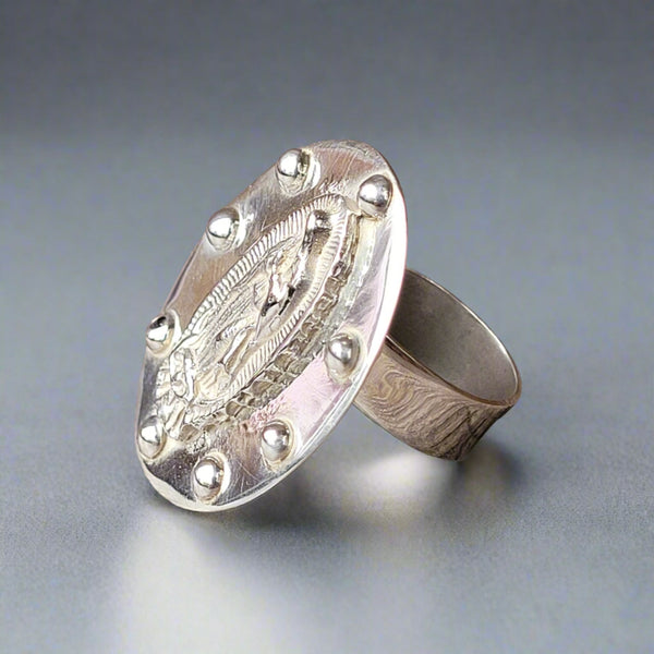 Guadalupe (ajustable) silver 925 ring