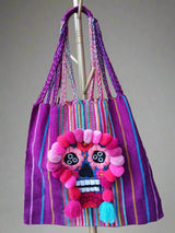 Catrina telar embroidered purse