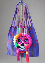 Catrina telar embroidered purse